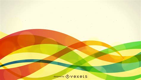 Abstract Colorful Wave Vector Illustration Vector Download
