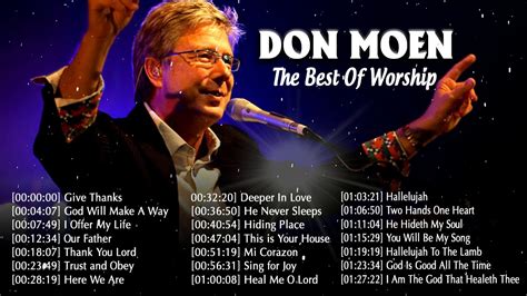 Unforgettable Don Moen Best Of Worship Songs 🙏 Religious Don Moen