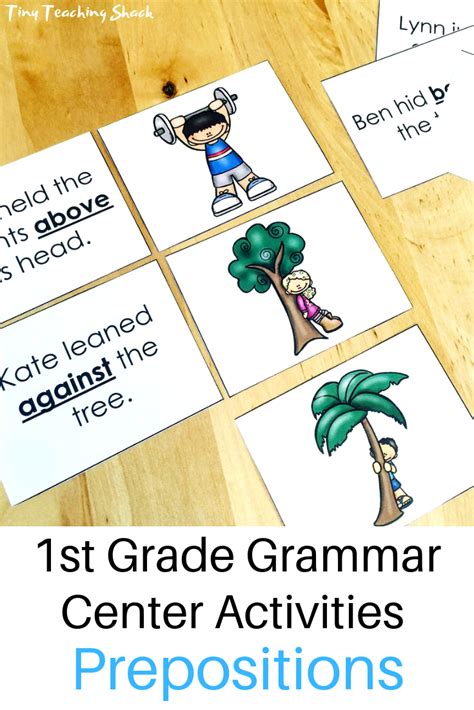 Tiny Teaching Shack First Grade Grammar Literacy Centers Grammar