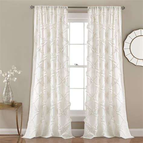 Off White Textured Curtains Curtains And Drapes