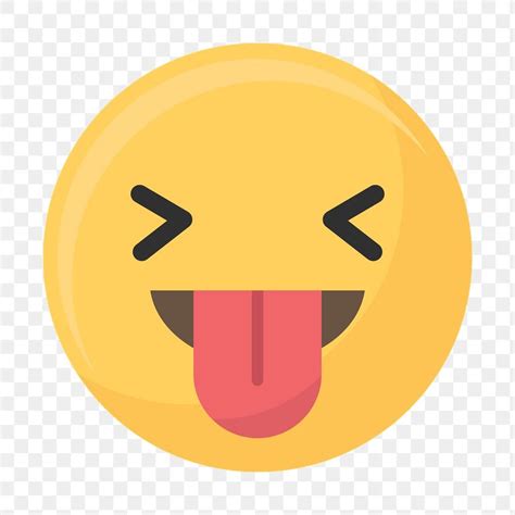 Laughing Face Silly Faces Emoticon Free Png Pie Chart Tongue