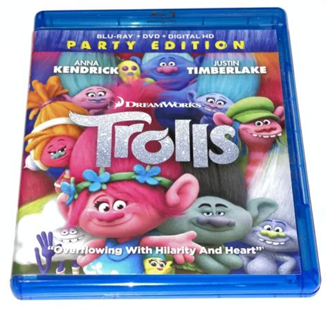 Trolls Blu Raydvd 2016 Party Edition Read 295 Picclick