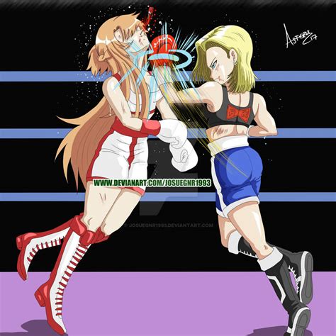 Yuuki Vs Android18 Boxing Fanart Commission By Josuegnr1993 On Deviantart