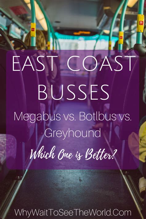 East Coast Buses Megabus Vs Boltbus Vs Greyhound Megabus
