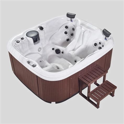 Manufacturer Comfortable Whirlpool 4 Persons Acrylic Outdoor Party Soft