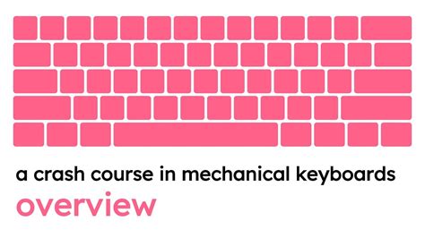 A Crash Course In Mechanical Keyboards Overview Now With Fixed Audio