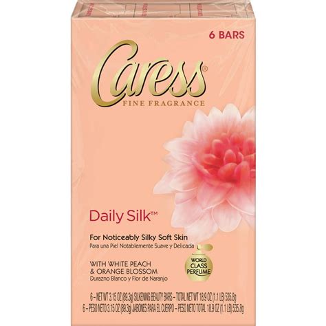 Caress Beauty Bar Soap Daily Silk 315 Oz 6 Bars