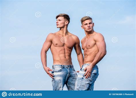 sexy torso attractive body masculinity concept men strong muscular athlete bodybuilder