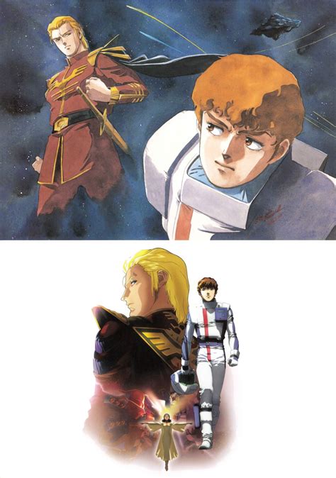 Kitazume Hiroyuki Chars Counterattack Gundam Amuro Ray Char Aznable Lalah Sune 915693 Yandere