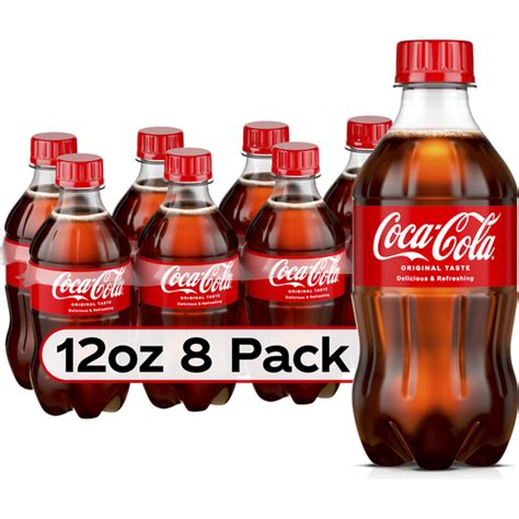 Coca Cola Bottles 12 Fl Oz 8 Pack Cola Ingles Markets