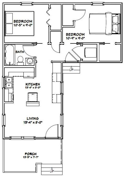 View thousands of new house plans, blueprints and home layouts for sale from over 200 renowned architects and floor plan designers. 14x32 Tiny House -- #14X32H1L -- 643 sq ft - Excellent Floor Plans | L shaped house plans, Tiny ...