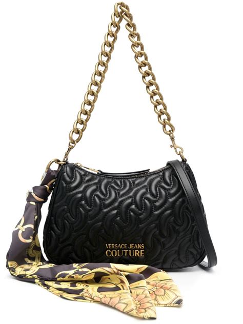 versace jeans couture thelma embossed crossbody bag farfetch