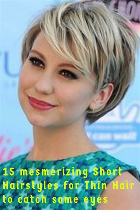Low Maintenance Short Hairstyles For Round Faces And Thin Hair