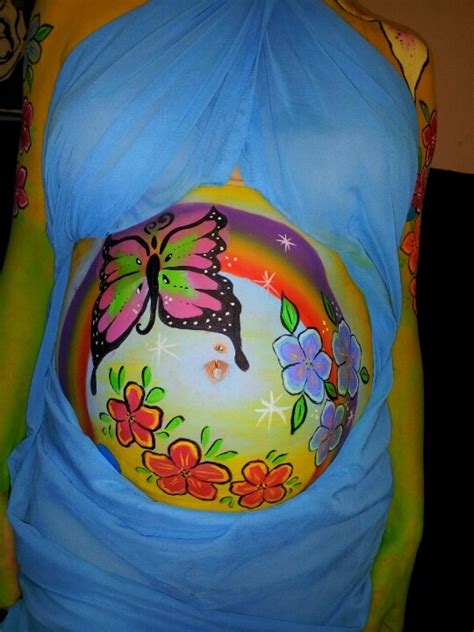 Pregnant Belly Painting Belly Ideas Pinterest