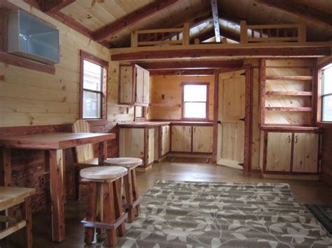 Trophy Amish Cabins Llc 12 X 32 Lodgecedar Deluxe