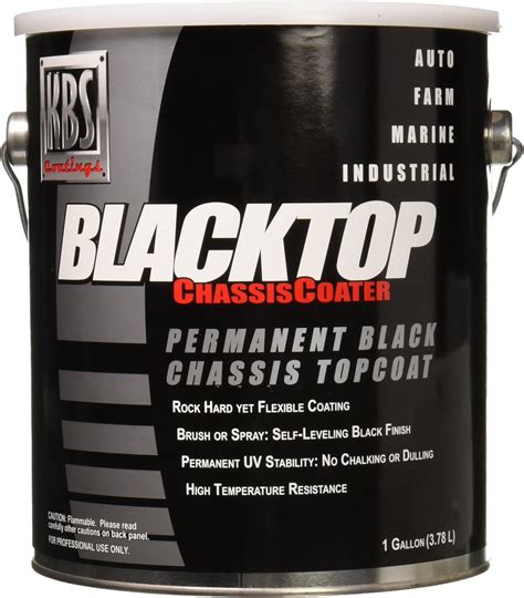 Kbs Coatings 8501 Gloss Black Blacktop Chassis Paint 1 Gallon