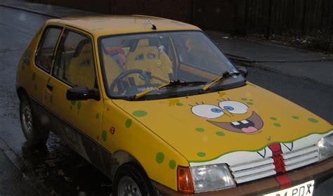 Spongebob Car I Know Nothing About Spongebob Squarepants A Flickr