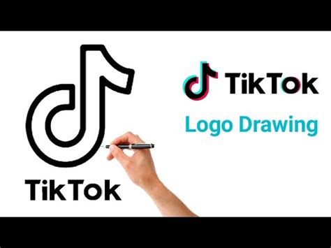 How To Draw TikTok Logo Tik Tok Logo Drawing Easy Step By Step Tik