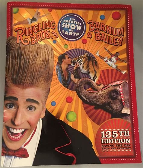 Ringling Bros And Barnum Bailey Souvenir Circus Program Th Edition