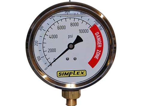 G6 Hydraulic Pressure Gauge 400 1016 Mm Face 10000 Psi 700