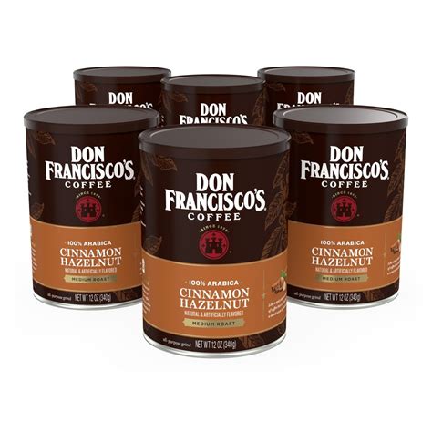 Pack Don Francisco S Coffee Cinnamon Hazelnut Medium Roast Ground