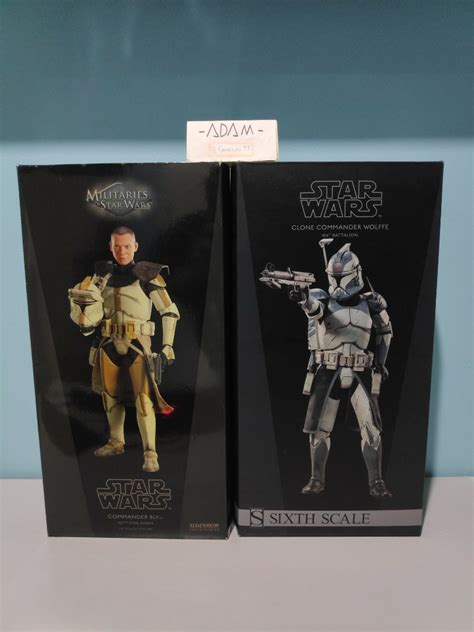 Set Sideshow 16 Clone Commander Bly And Commander Wolffe Star Wars