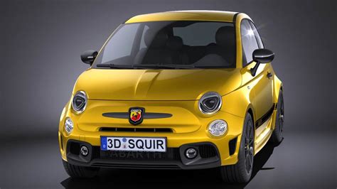 Fiat 595 Abarth 2017 3d Model By Squir