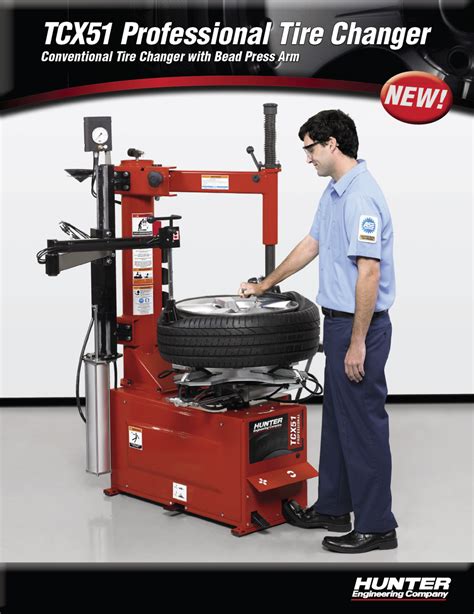 Hunter Engineering Table Top Brochure TCX51 Professional Tire Changer
