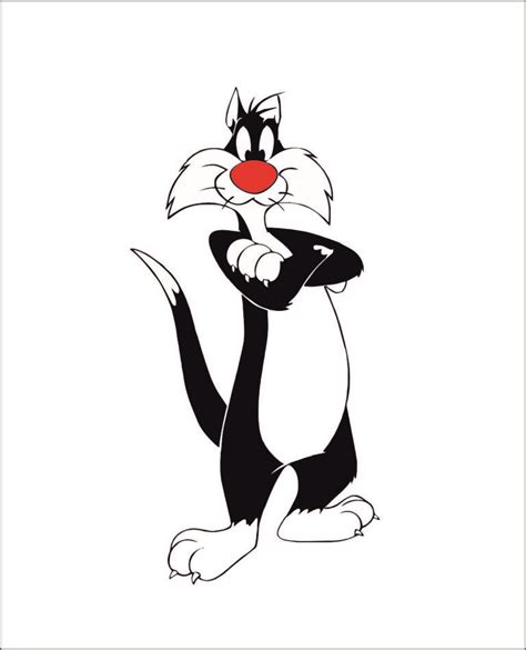 Sylvester The Cat Looney Tunes Logo Svgprinted