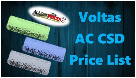 Two topics in video : Voltas AC CSD Price List 2021 | CSD Split AC Price List 2021