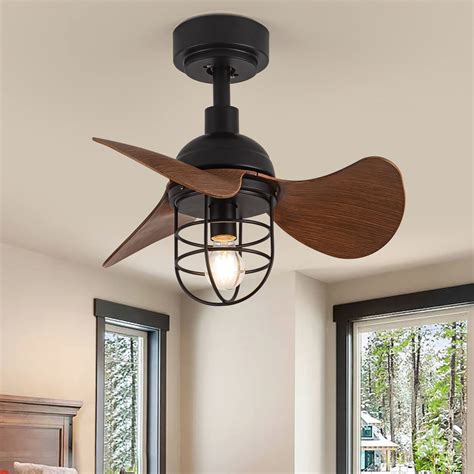 Wwm 52 Inch Rustic Outdoor Ceiling Fan With Light Remote Control Wood