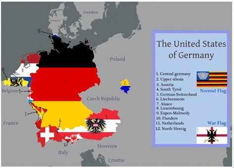 The United States Of Greater Germany By Iasonkeltenkreuzler Germany