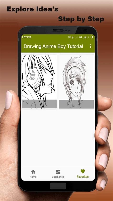 Anime Boy Zelfstudie Tekenen Apk Voor Android Download