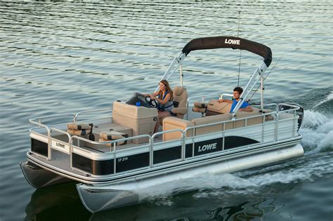 Using oars or a small trolling electric engine, you inflatable fishing pontoons are significantly more affordable than their large counterparts, much easier to transport, and often more durable than other types of inflatables. 2017 New Lowe SF214 Sport Fish Pontoon Boat For Sale ...