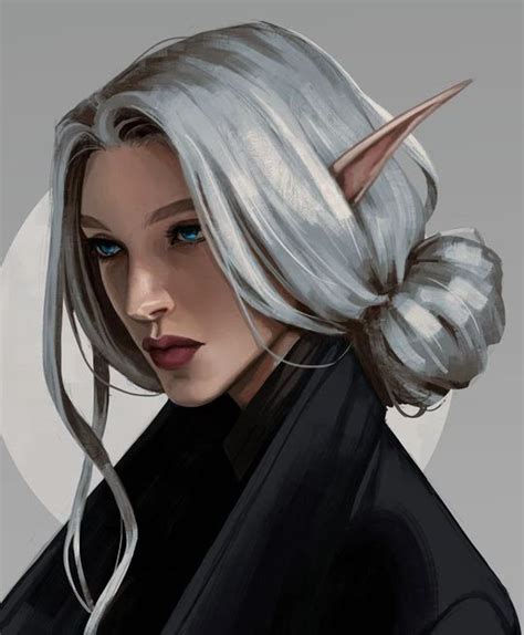 A Quarrel Of Elves Dungeonsanddragons Post Elf Art Female Elf