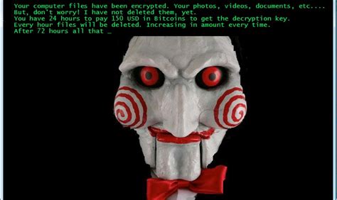 Do you want to play a game? New ransomware featuring Saw character