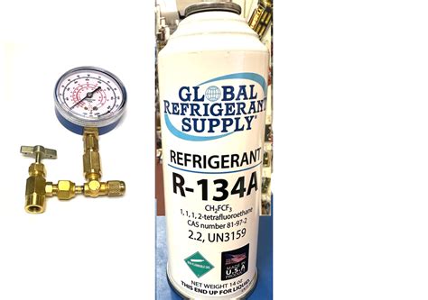 R134a 14 Oz Can R 134a Refrigerant New Style Self Sealing Can Can T