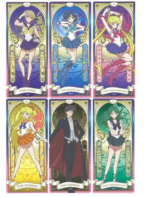 Sailor Moon Crystal Tarot Cards Sailor Moon Crystal Sailor Moon Sailor