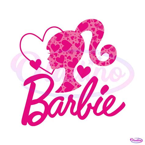 Barbie Heart Logo Barbie Movie Svg Digital Cricut File