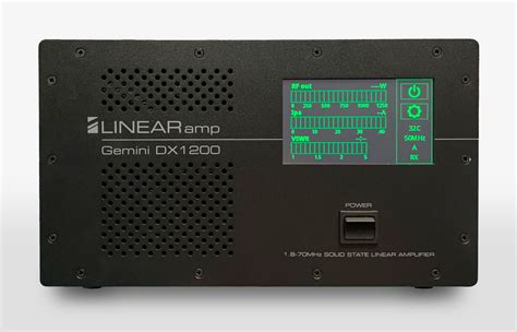 Gemini Dx1200 18 72mhz Solid State Linear Amplifier The Dx Shop Limited