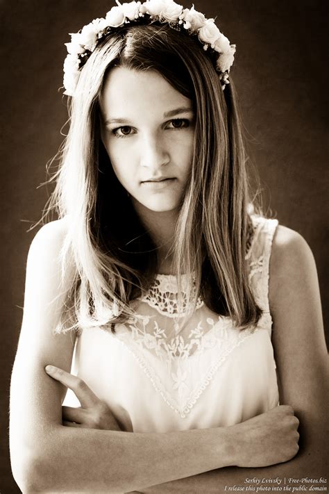 photo of a 13 year old catholic girl in a white dress photographed in june 2015 picture 6