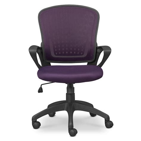 Whether you're looking for an executive leather office chair or modern leather chair, we got what you're looking for. Dexter Office Chair - Purple | Value City Furniture