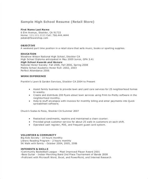 Pick your favorite template below and start filling in your information effortlessly. 15+ Teenage Resume Templates - PDF, DOC | Free & Premium ...