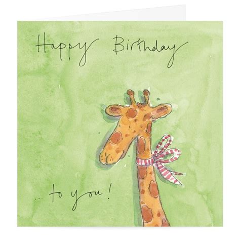 Birthday Giraffe Card Giraffe Birthday Birthday Greetings Birthday