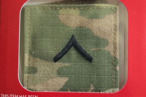 Us Army Gi Multicam Ocp E 2 Pv2 Hook Back Camouflage Camo Uniform Rank