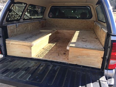 Started My Truck Bed Camper Heres The Completed Frame Truck Bed