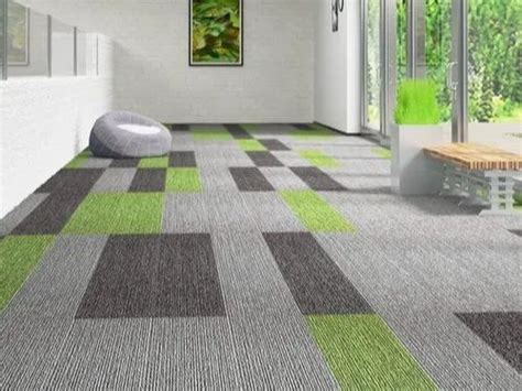 Multicolor Nylon Carpet Tiles For Office Thickness 6 8 Mm At Rs