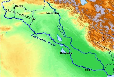 Tigris Euphrates River Valley Map