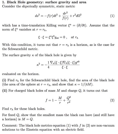 Black Hole Of Gravity Equations