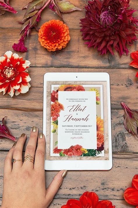 Digital Wedding Invitation Card - Eco-Friendly Wedding Invitation Cards